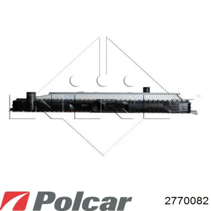 277008-2 Polcar radiador refrigeración del motor