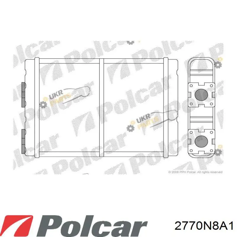 Comprar 271407F001 Nissan/Infiniti Radiador calefacción