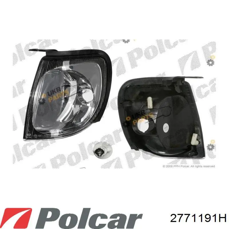 Intermitente izquierdo 2771191H Polcar