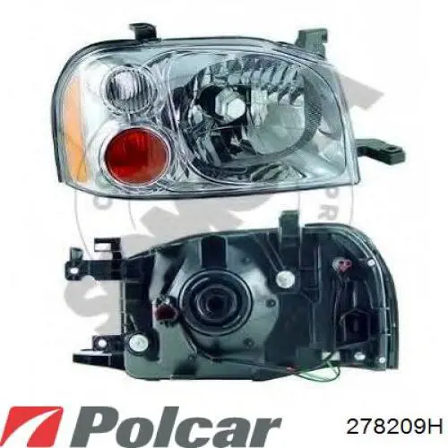 278209-H Polcar faro izquierdo