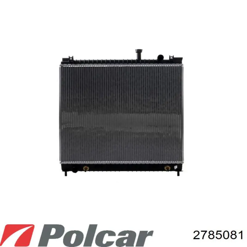 278508-1 Polcar radiador refrigeración del motor