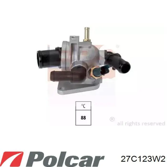 27C123W2 Polcar Ventilador de refrigeración del motor