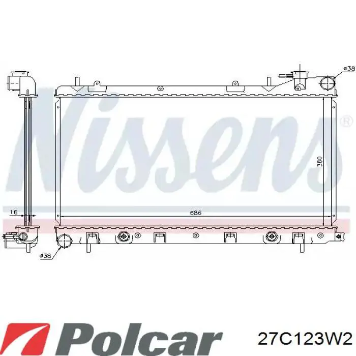 Ventilador, refrigeración motor Polcar 27C123W2 precio, desde 135,28 EUR