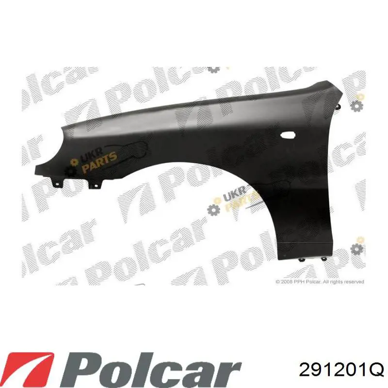 Aleta delantera izquierda Polcar 291201Q precio, desde 77,09 EUR
