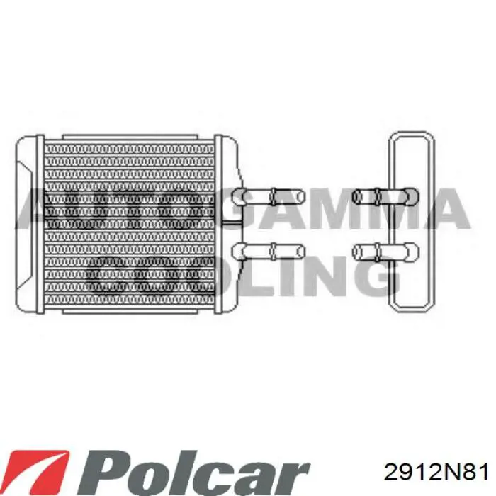 2912N81 Polcar radiador de calefacción