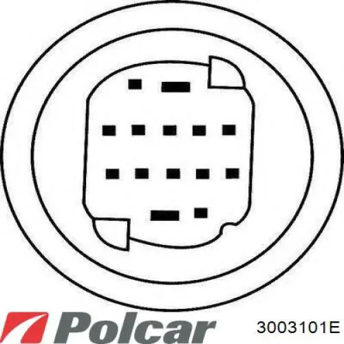 3003101E Polcar faro derecho