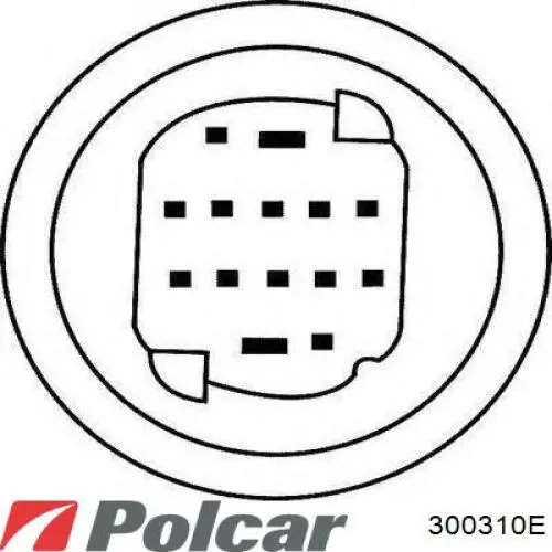 300310-E Polcar faro derecho