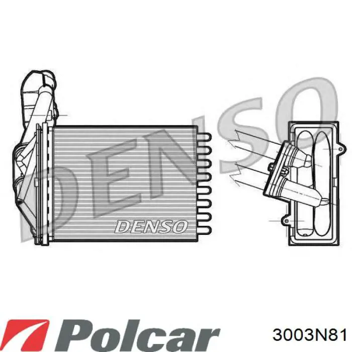 Comprar 3003N81 Polcar Radiador calefacción