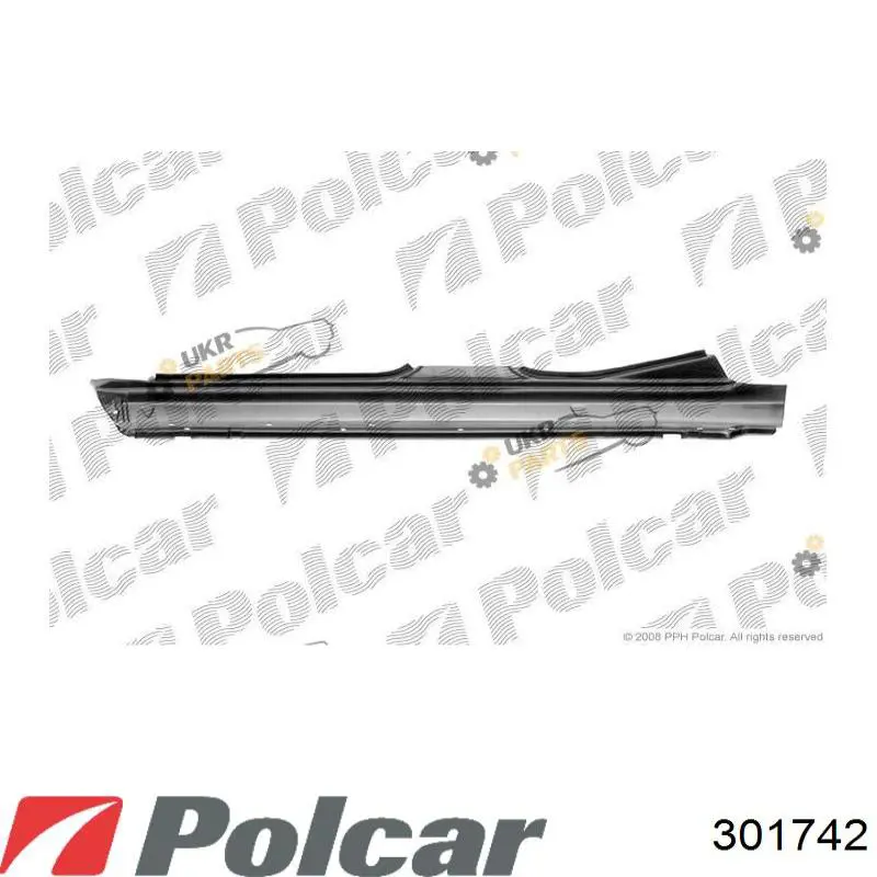 Umbral exterior derecho Polcar 301742 precio, desde 51,09 EUR