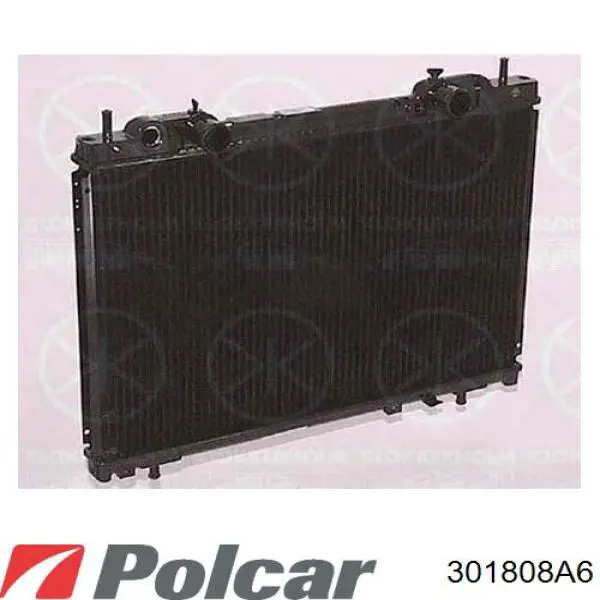 301808A6 Polcar radiador refrigeración del motor