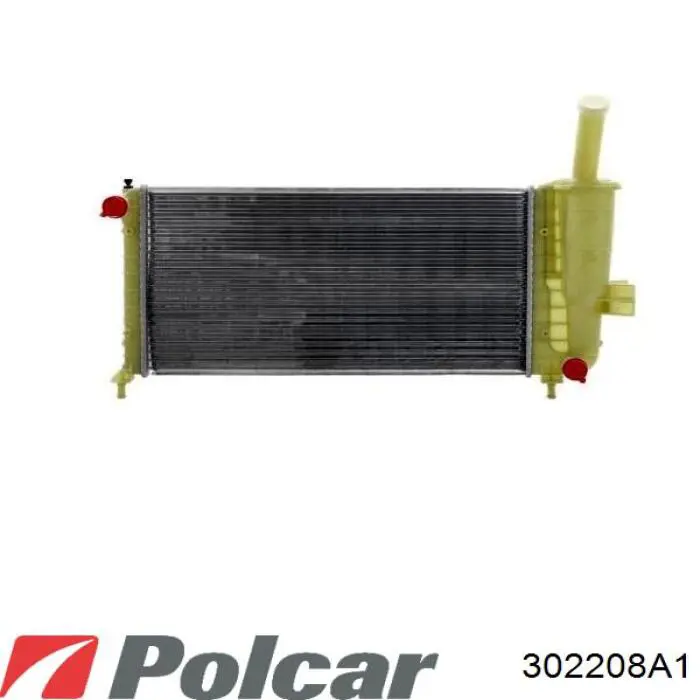 302208A1 Polcar radiador refrigeración del motor