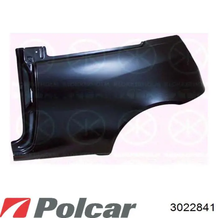 302284-1 Polcar guardabarros trasero izquierdo