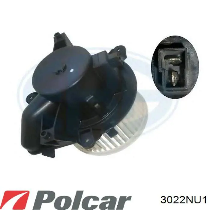 3022NU1 Polcar motor eléctrico, ventilador habitáculo