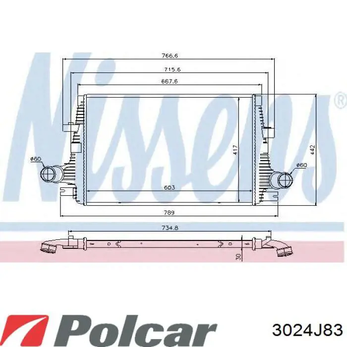 Radiador de aire de admisión Fiat/Alfa/Lancia 51833106 precio, desde 49,37 EUR