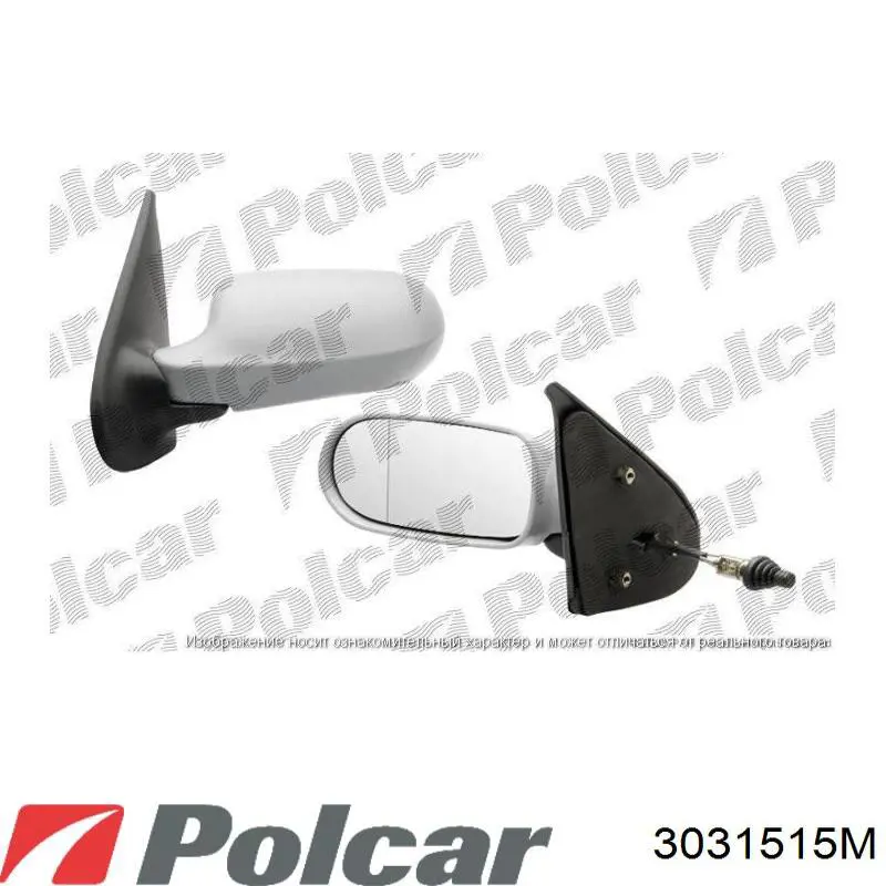 3031515M Polcar espejo retrovisor izquierdo