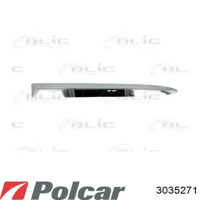 303527-1 Polcar rejilla de antinieblas delantera izquierda