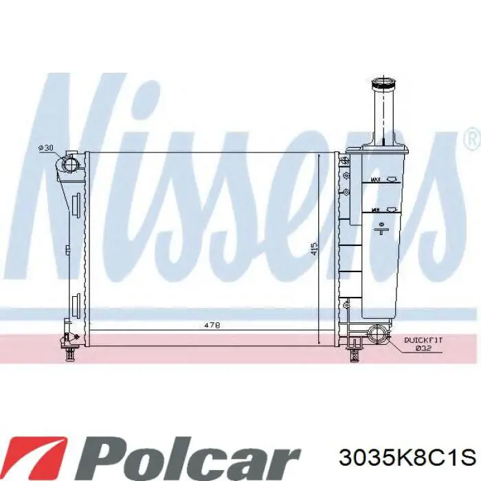 Condensador Nissens 940028