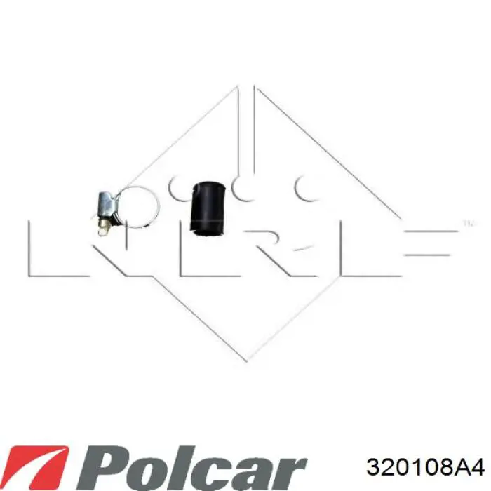 320108A4 Polcar radiador refrigeración del motor