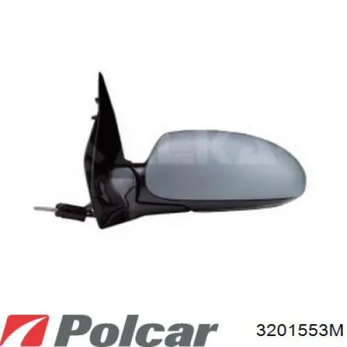 Cristal de espejo retrovisor derecho L0372 SPJ