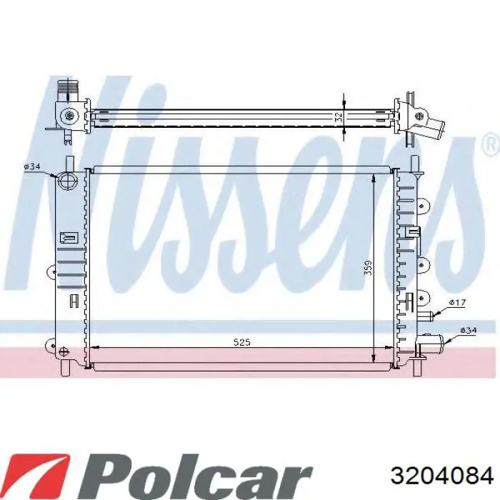 Água radiador Polcar 3204084 precio, desde 60,94 EUR