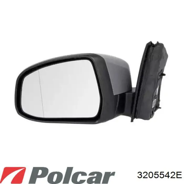 3205542E Polcar cristal de espejo retrovisor exterior izquierdo