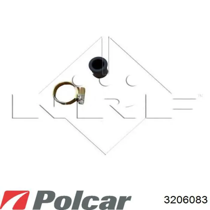 320608-3 Polcar radiador refrigeración del motor