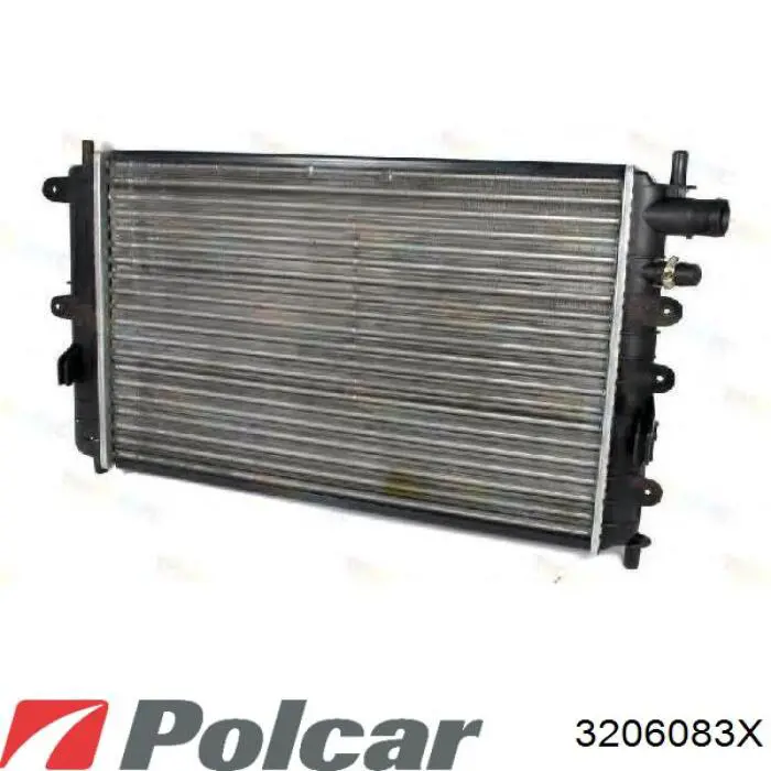 3206083X Polcar radiador refrigeración del motor