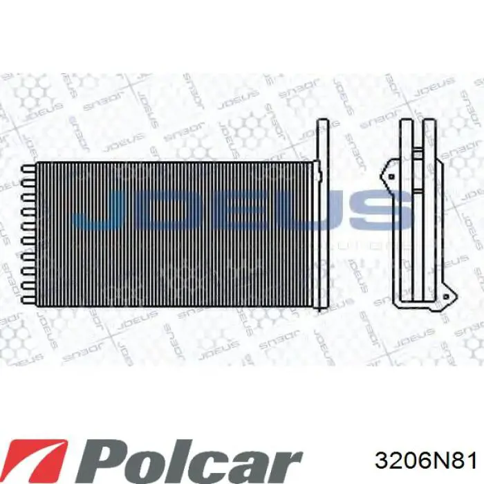 3206N81 Polcar radiador calefacción