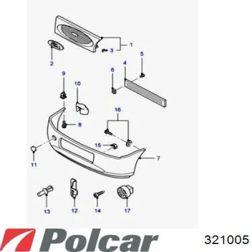 Panal de radiador Ford Fiesta JAS, JBS