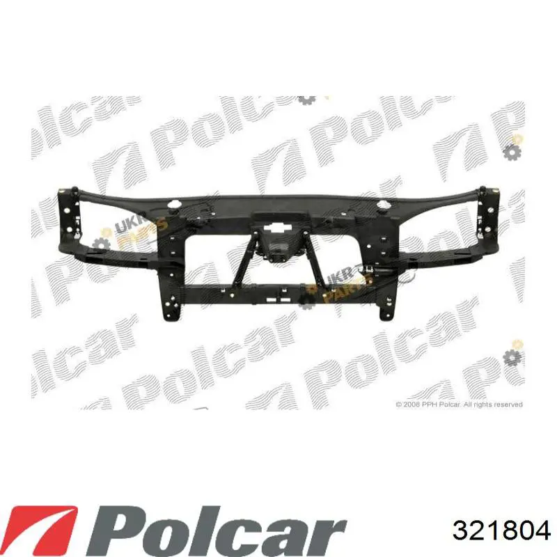 Soporte de radiador 321804 Polcar