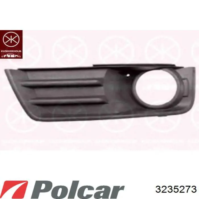 323527-3 Polcar rejilla de antinieblas delantera izquierda