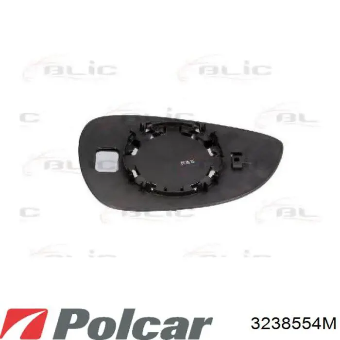 3238554M Polcar cristal de espejo retrovisor exterior derecho