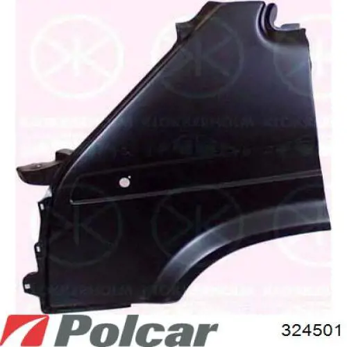 Aleta delantera izquierda 324501 Polcar