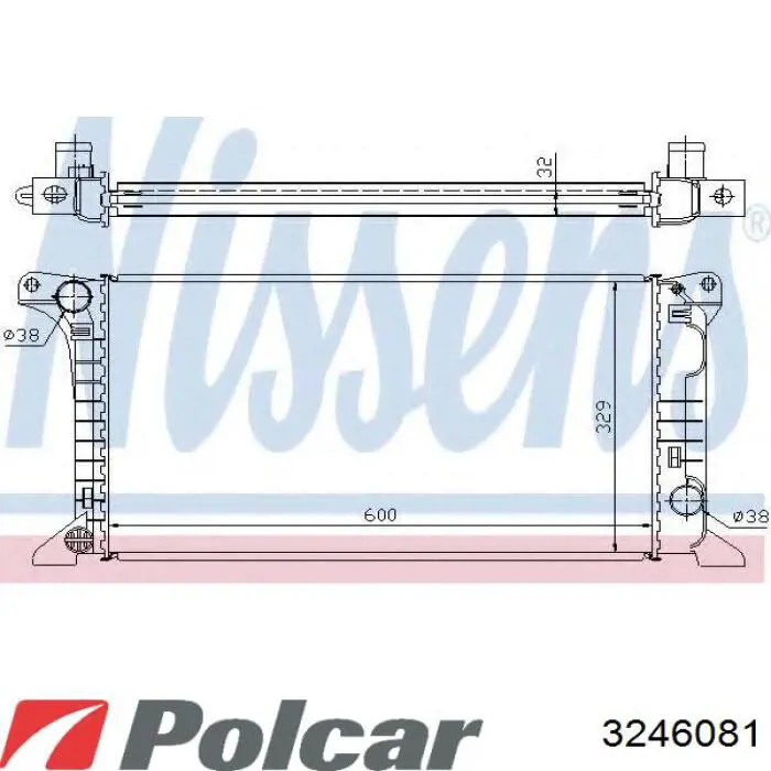 Comprar 92VT8005AA Ford Radiador de auto