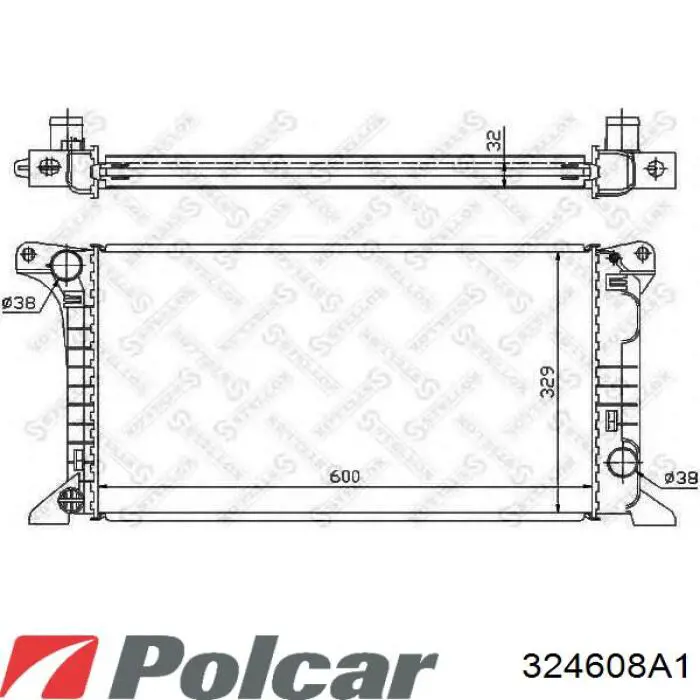 Radiador de água Ford Transit E