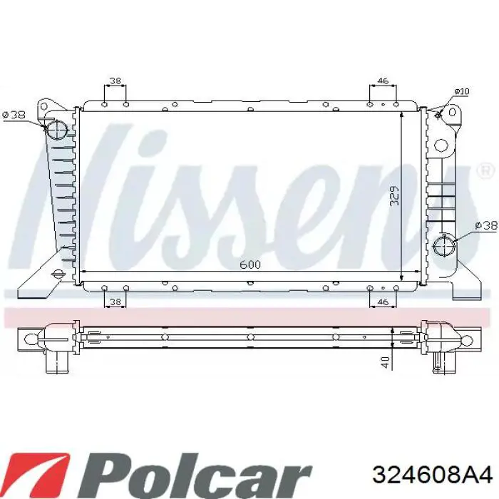 Água radiador Ford 94VB8005HB precio, desde 84,91 EUR