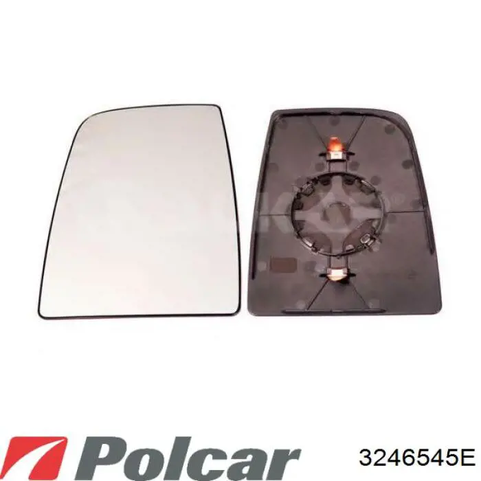 3246545E Polcar cristal de espejo retrovisor exterior izquierdo