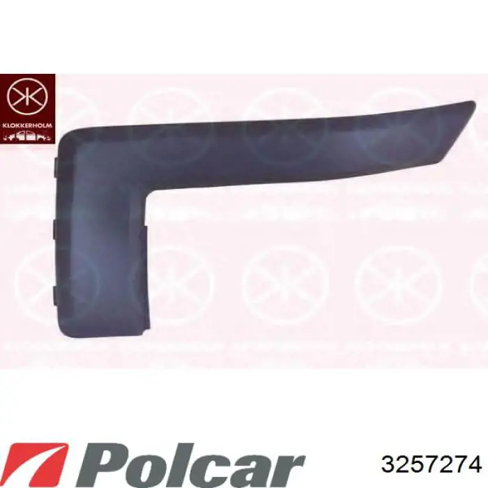 325727-4 Polcar rejilla de antinieblas delantera derecha