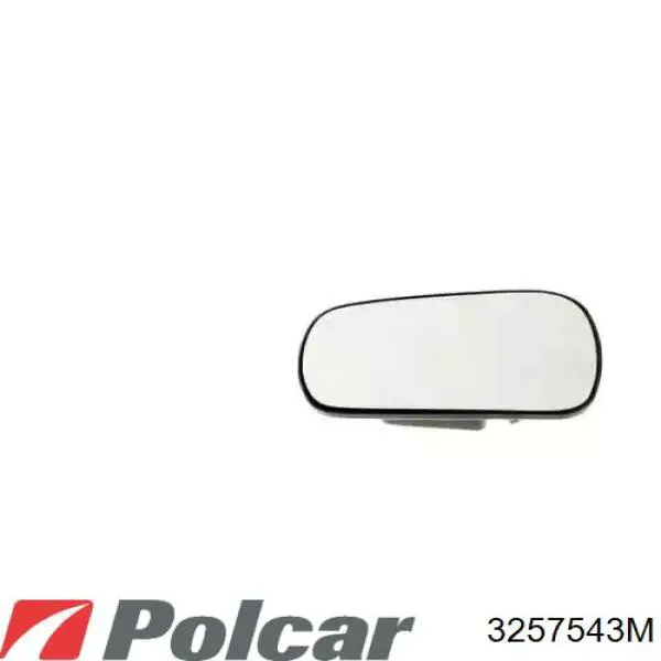 3257543E Polcar cristal de espejo retrovisor exterior izquierdo