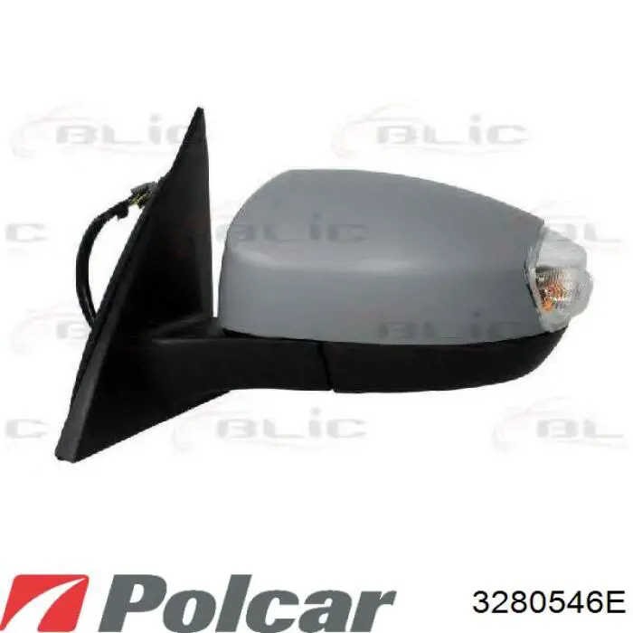 1405073 Ford cristal de espejo retrovisor exterior izquierdo