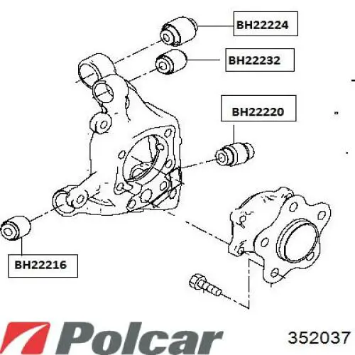 Comprar 54501JU41B Nissan/Infiniti Brazo inferior izquierdo de la suspensión delantera