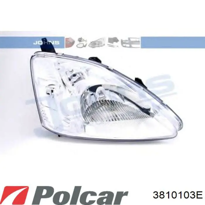 3810093E Polcar faro derecho