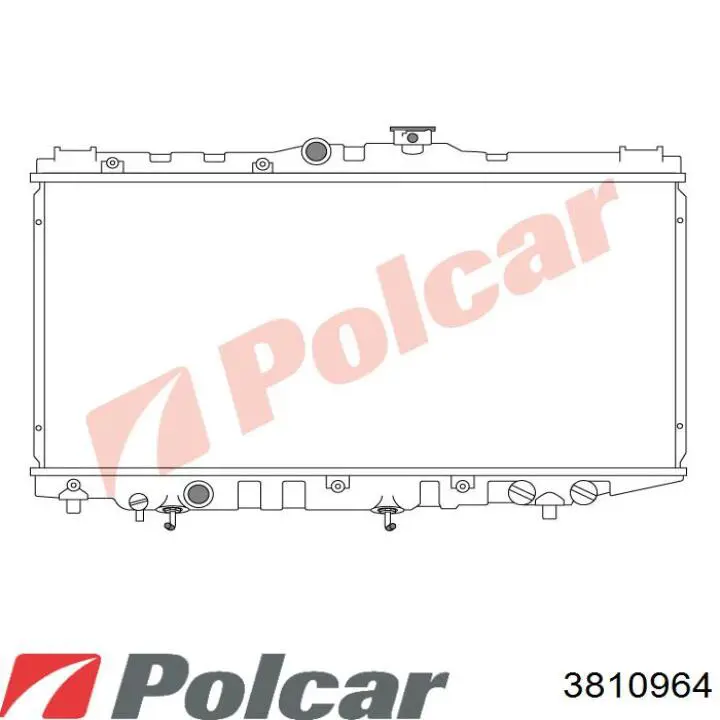 3810964 Polcar parachoques trasero