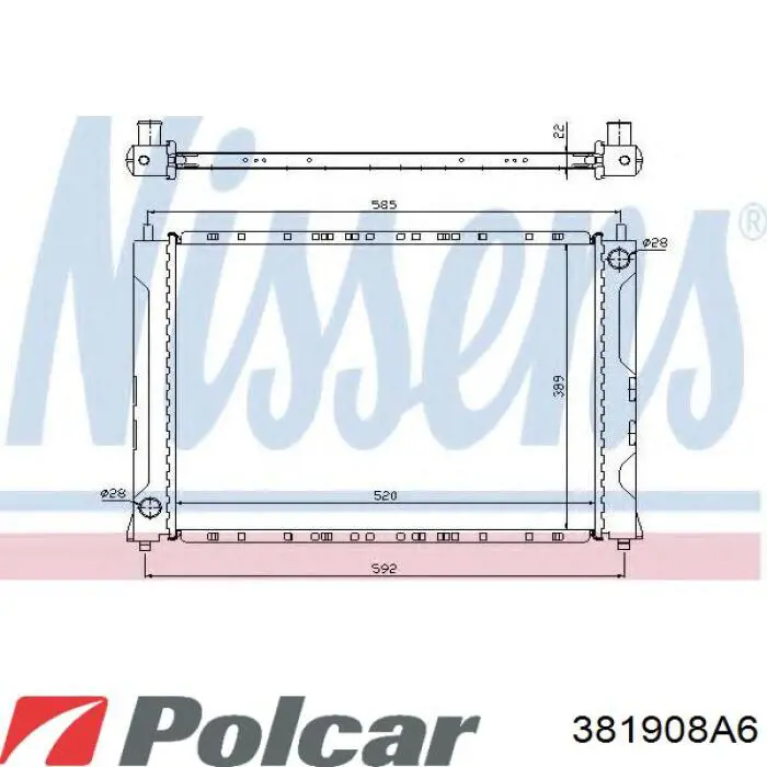 381908A6 Polcar Refrigeración del motor