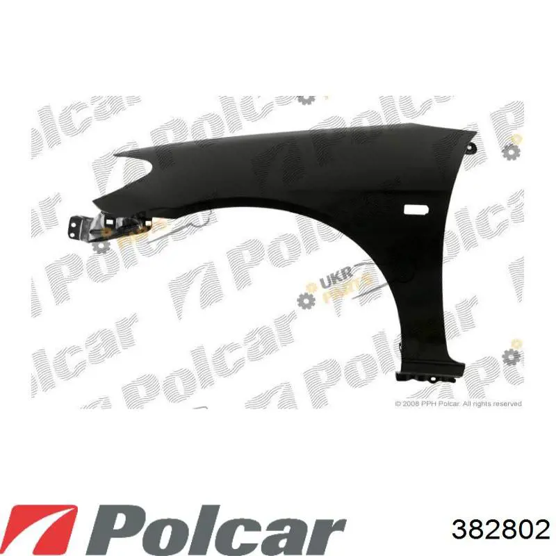 Guardabarros delanteros derecho Polcar 382802 precio, desde 63,95 EUR