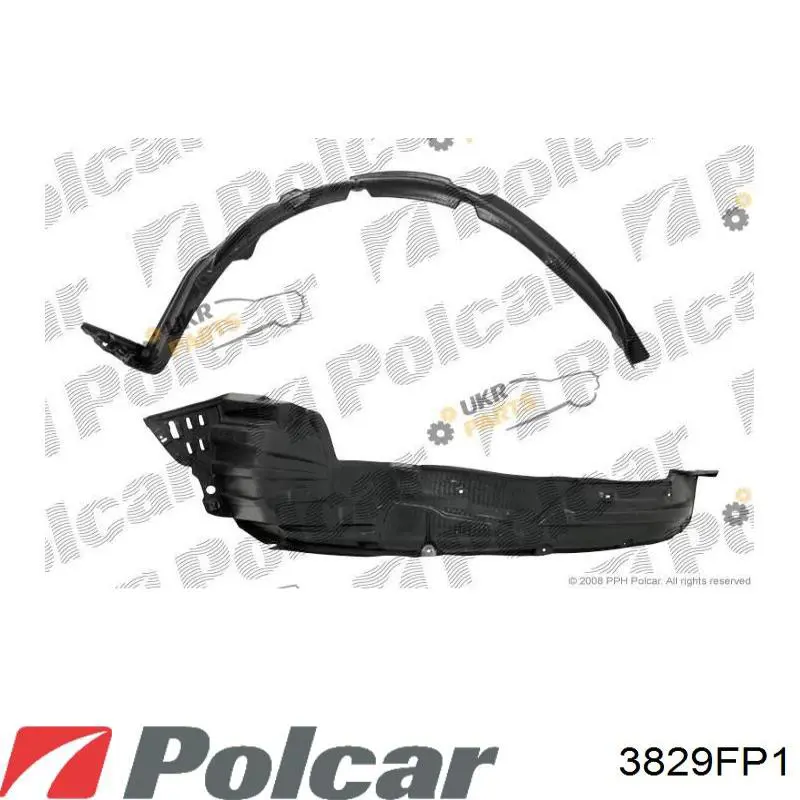 Comprar 3829FP1 Polcar Paso de rueda delantero derecho