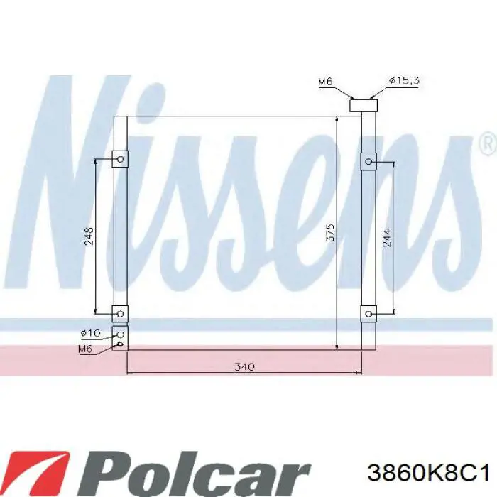 M7130160 Jdeus condensador aire acondicionado