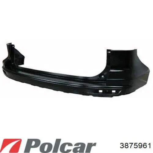 Parachoques trasero 3875961 Polcar