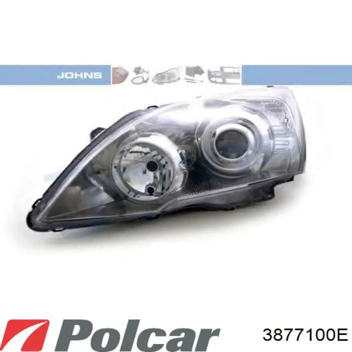 3877100E Polcar faro derecho