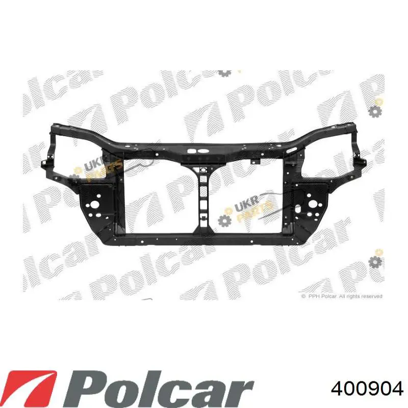 Soporte de radiador 400904 Polcar
